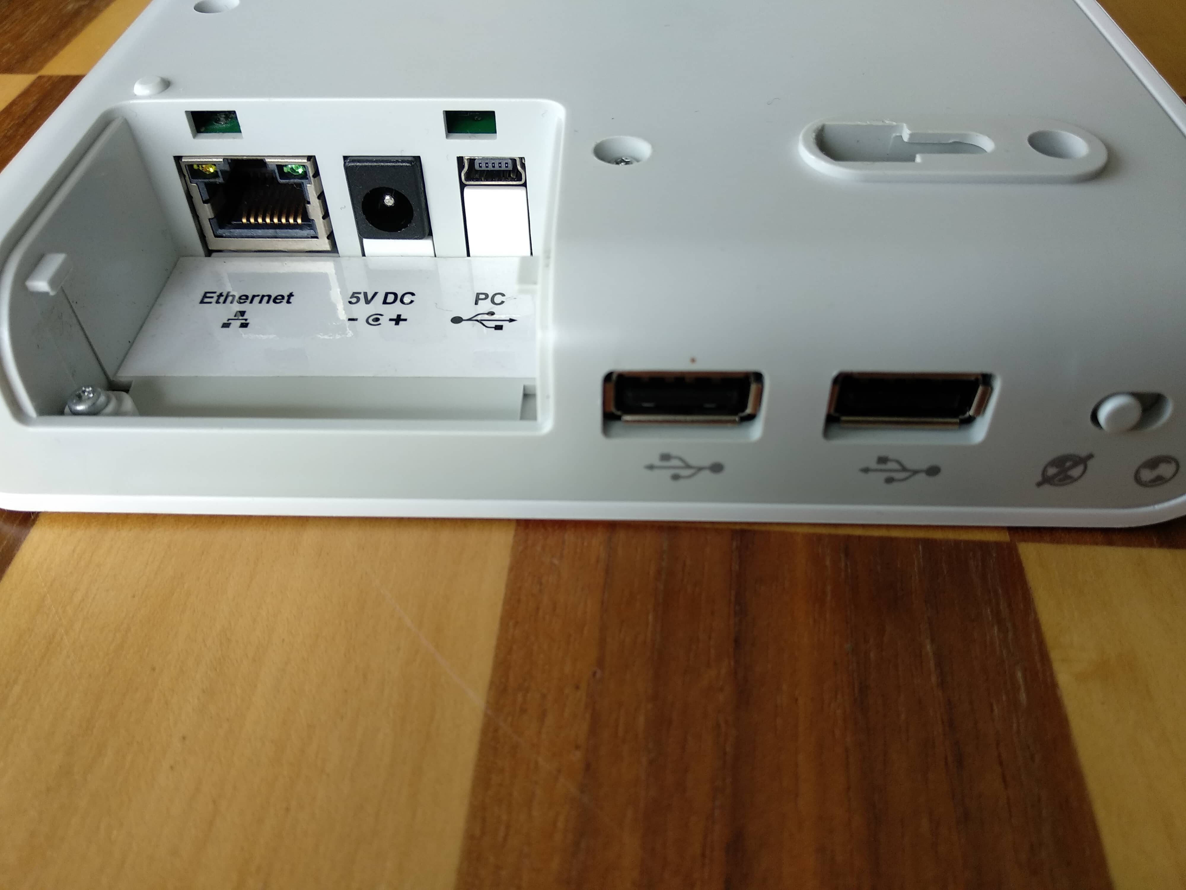 Zentraleinheit Seitenansicht